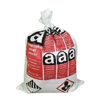 Sac &agrave; gravats d&rsquo;amiante grand