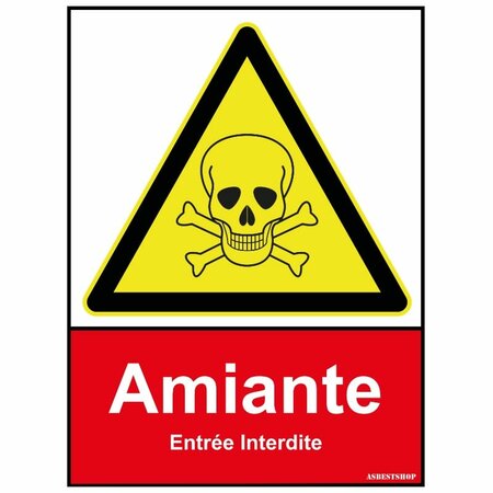 Panneau t&ecirc;te de mort 39 cm