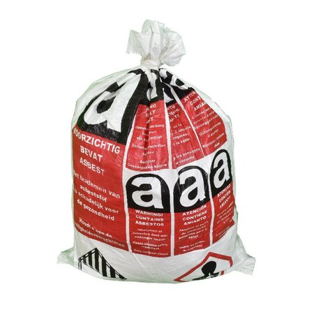 Sac &agrave; gravats d&rsquo;amiante petit