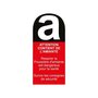 Autocollant contient 5,5 cm