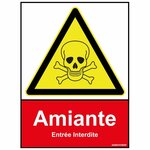 Panneau tête de mort 39 cm