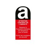 Autocollant contient 5,5 cm